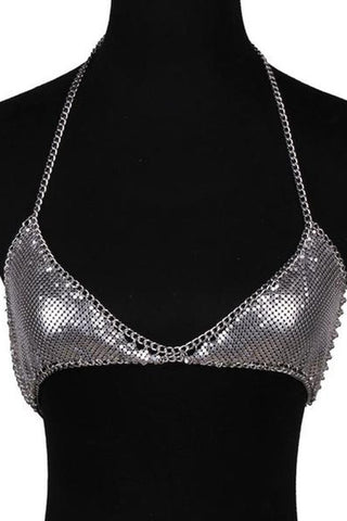 Image of Keondra Rhinestone Bra Body Necklace