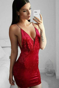 Clara Velvet Mini Dress